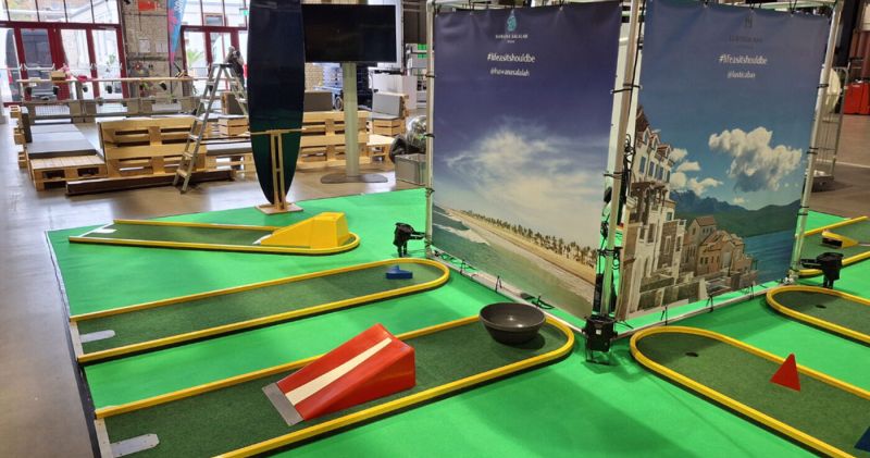 Minigolfanlage – Messe und Kundenaktion